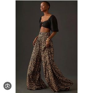 Anthropologie Wide-Leg Pants